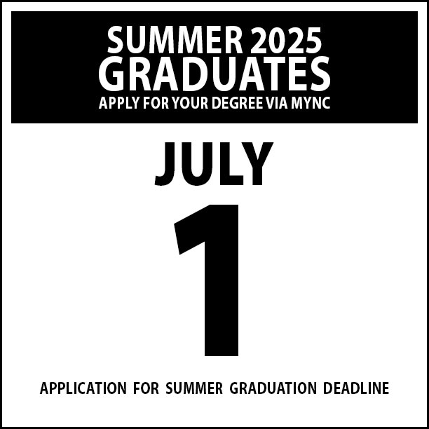 Summer 2025 Graduation Application Deadline